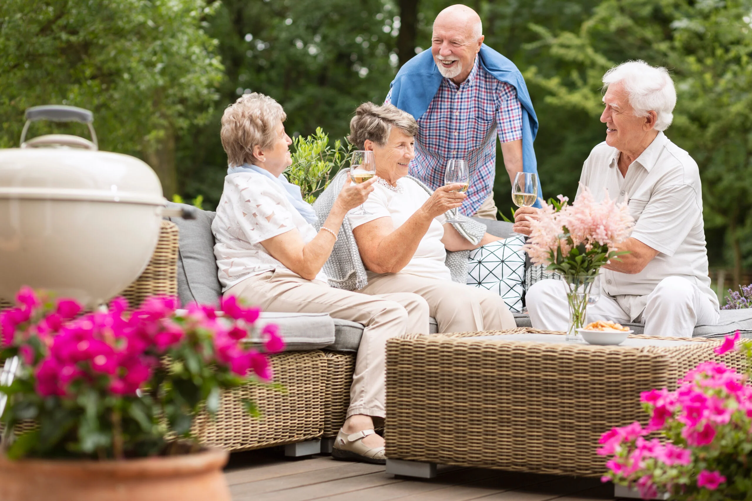 Seniors Having Fun Outdoors